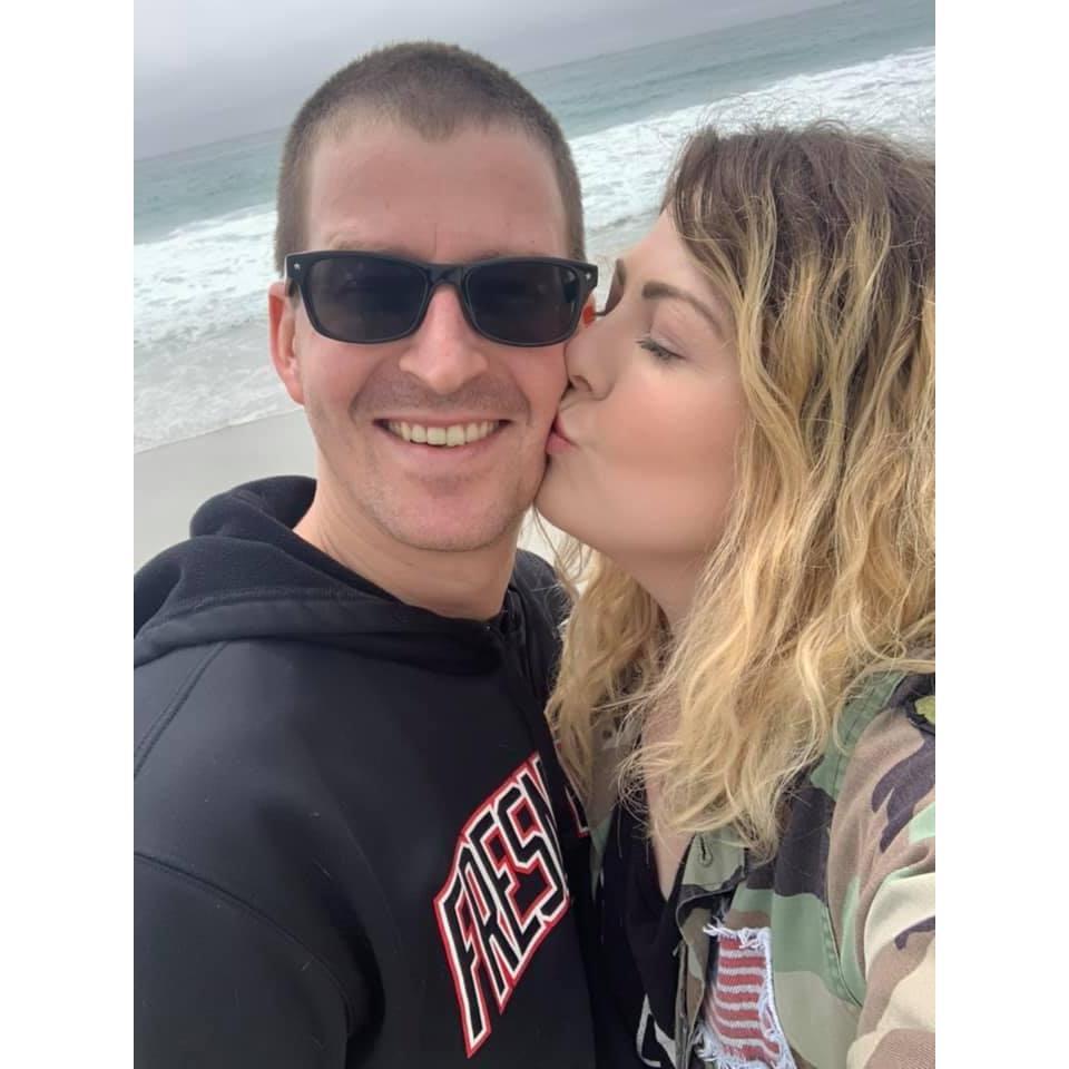Moments before Joe popped the question!