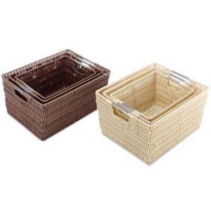 Whitmor - Storage Baskets, Set of 3 Rattique