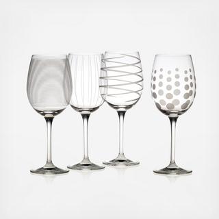Cheers White Wine Glass, Set of 4
