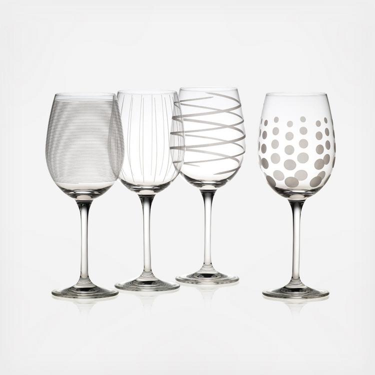 Mikasa Set of 4 Martini Glasses - Cheers Collection 
