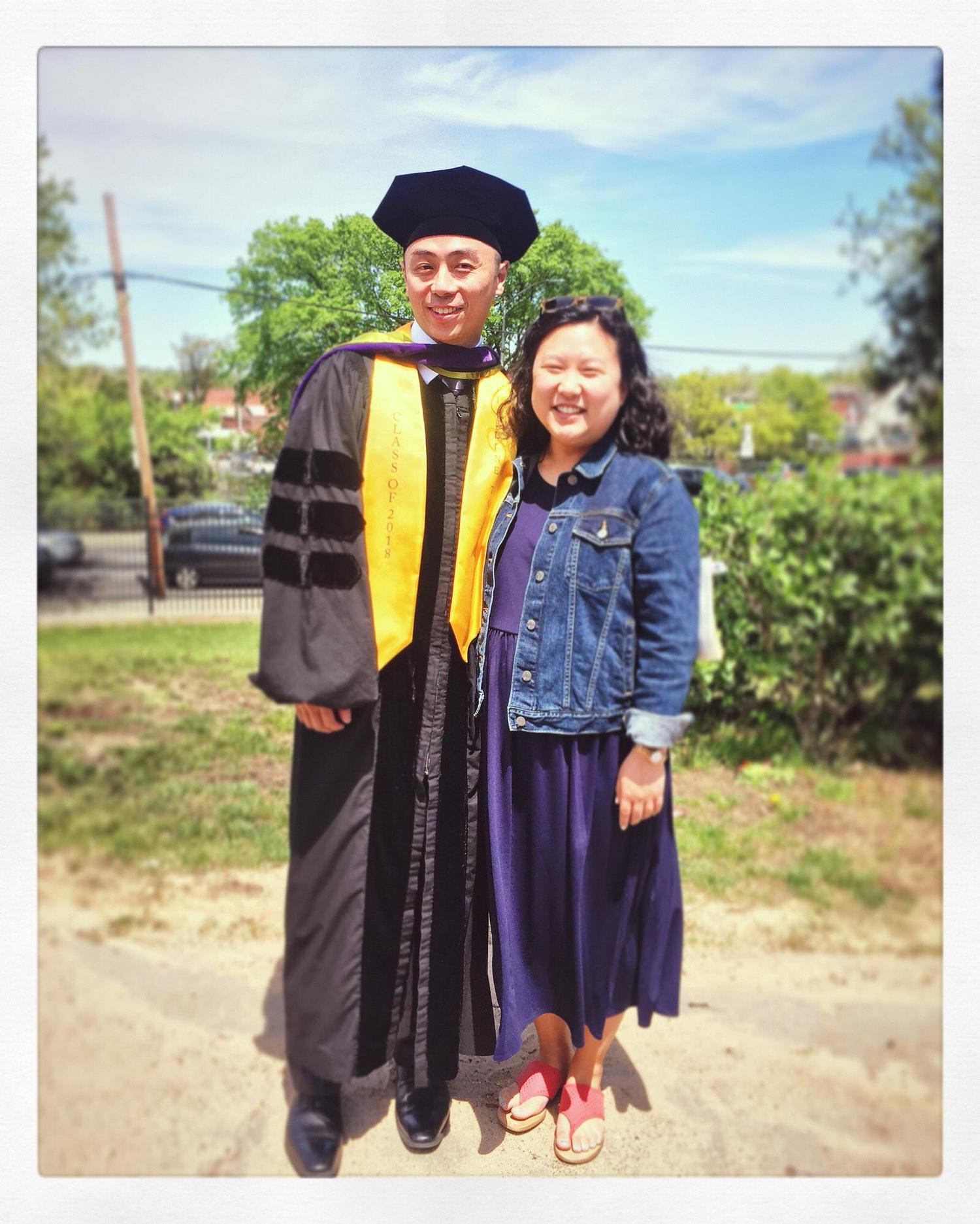 Victor's graduation from law school.