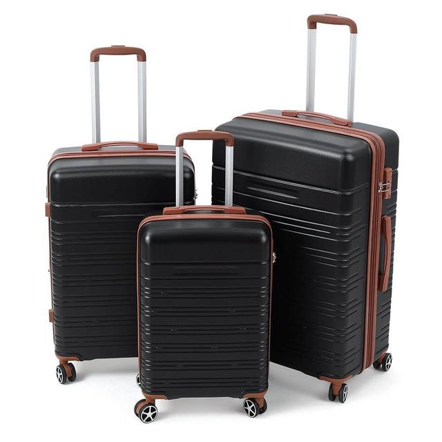 Attracoast Hardshell Luggage Sets 3 Piece Luggage Set With Spinner Wheels Suitcase Set With TSA Lock Lightweight Luggage Suitable for Men,Women,Trip,Air Travel
