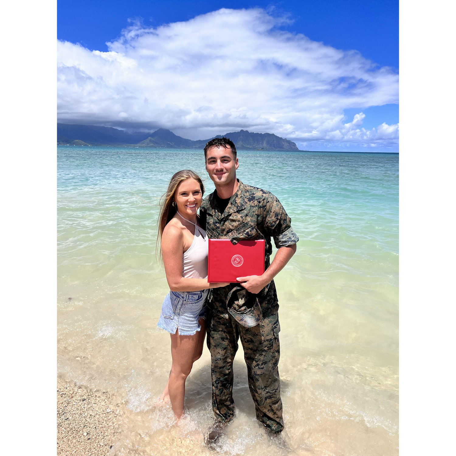 Promotion ceremony for Nick