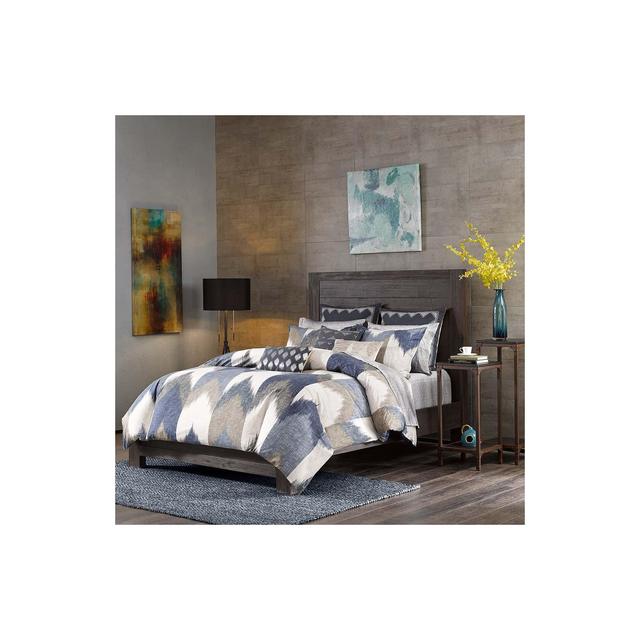 3pc Full/Queen Alpine Cotton Comforter Mini Set Navy