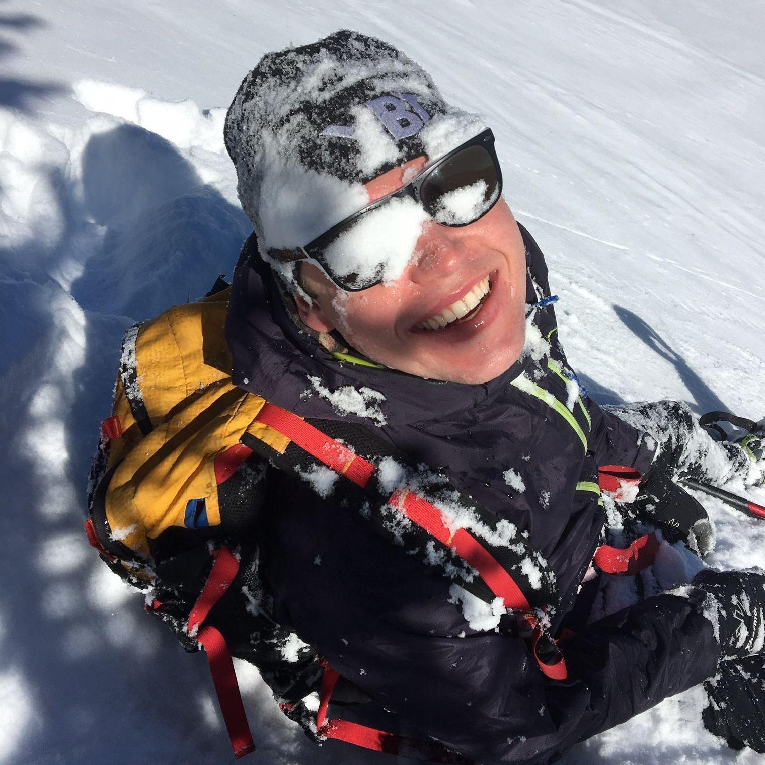 Our first date!!! We went extreme snowshoeing