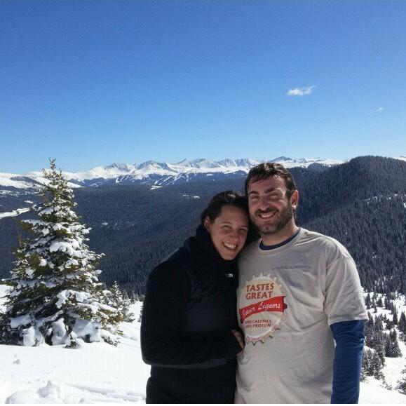 February 2015: Our first trip to Vail together. We had to shed layers after hiking to Outer Mongolia.