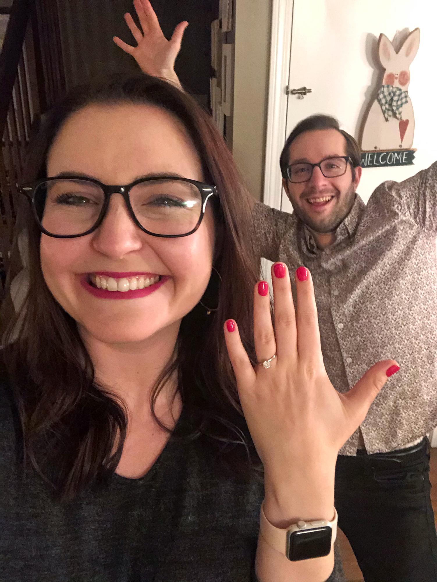She said yes!