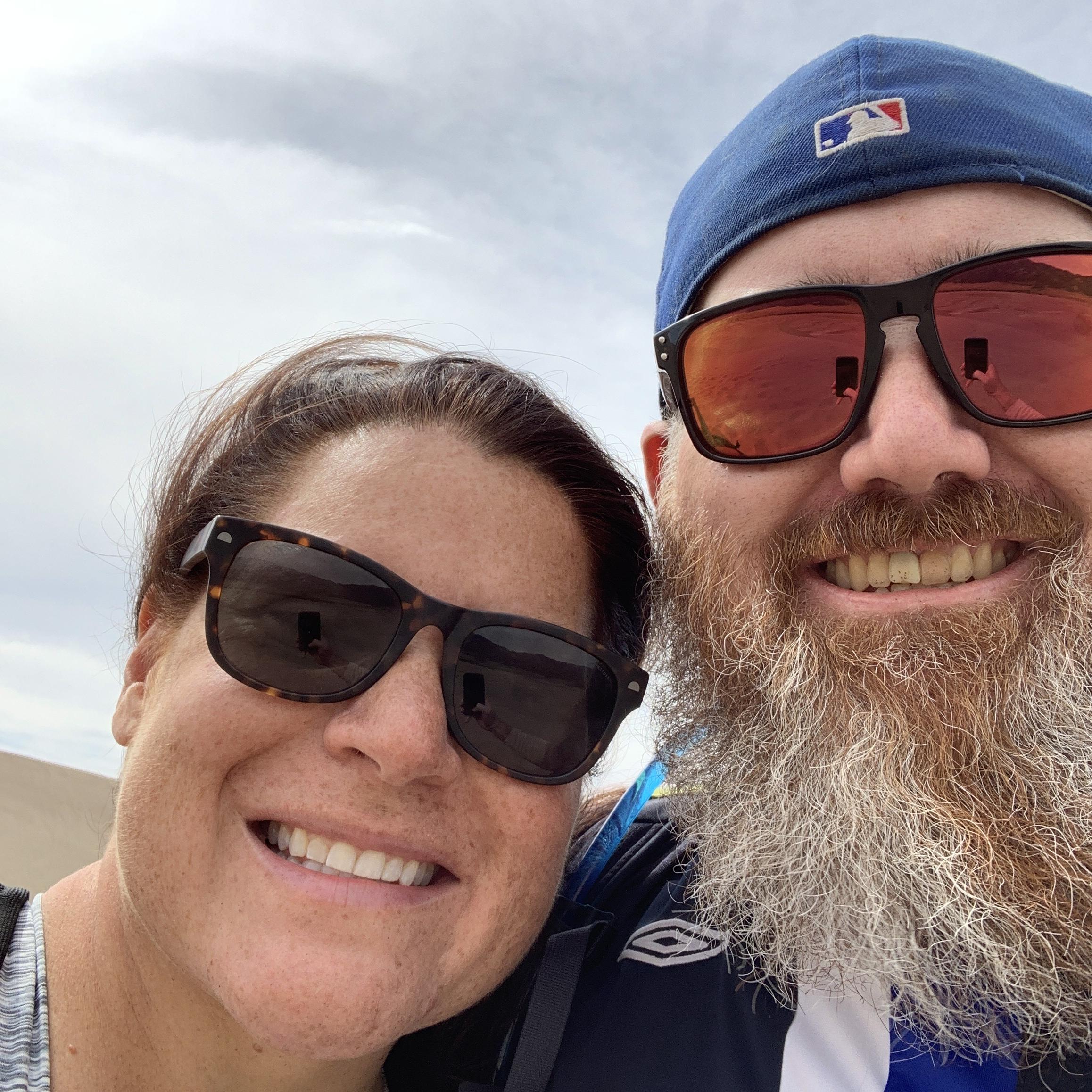 Great Sand Dunes National Park on our first trip together July 2020