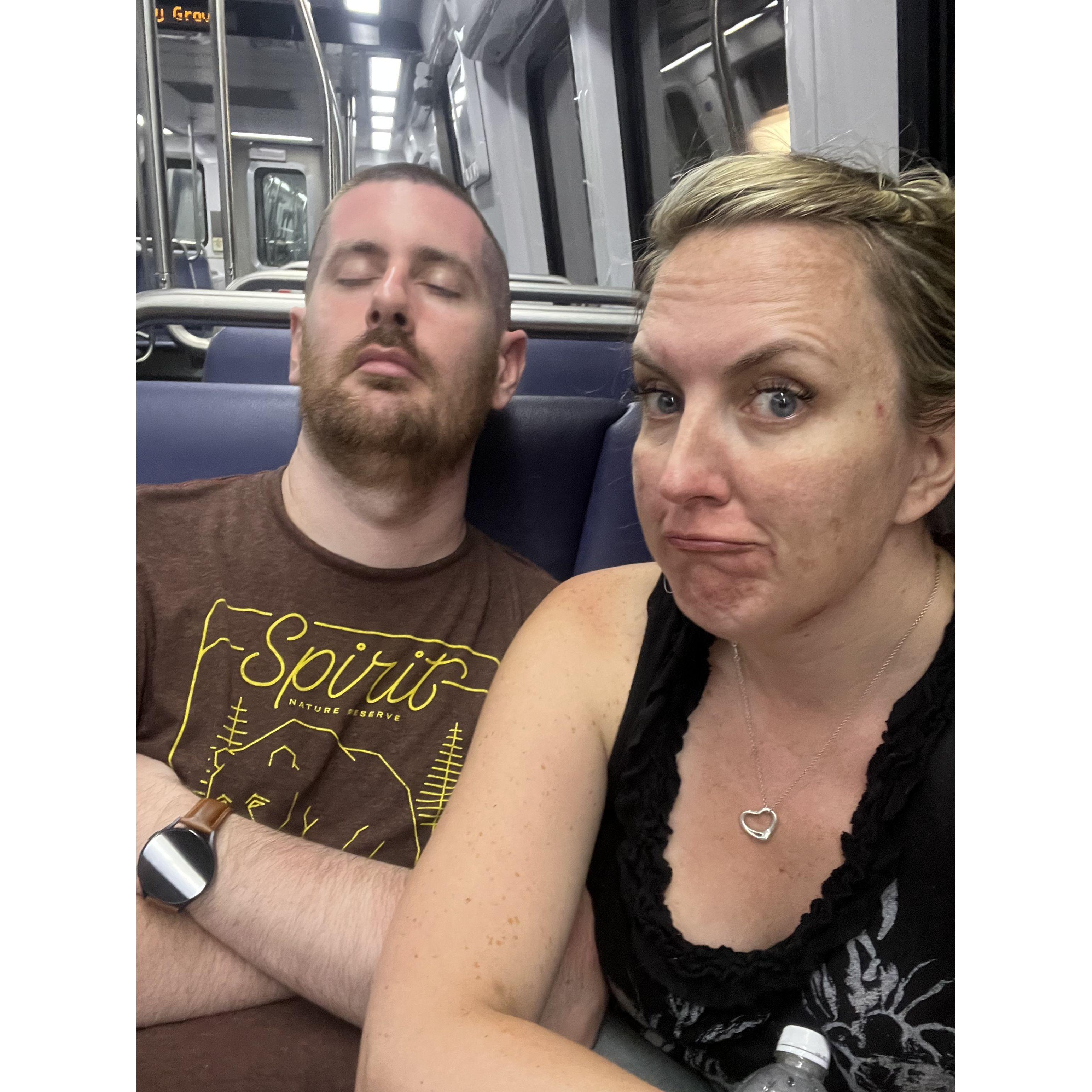 Ed Sheeran concert aftermath....lesson learned: we're too old for field tickets lol