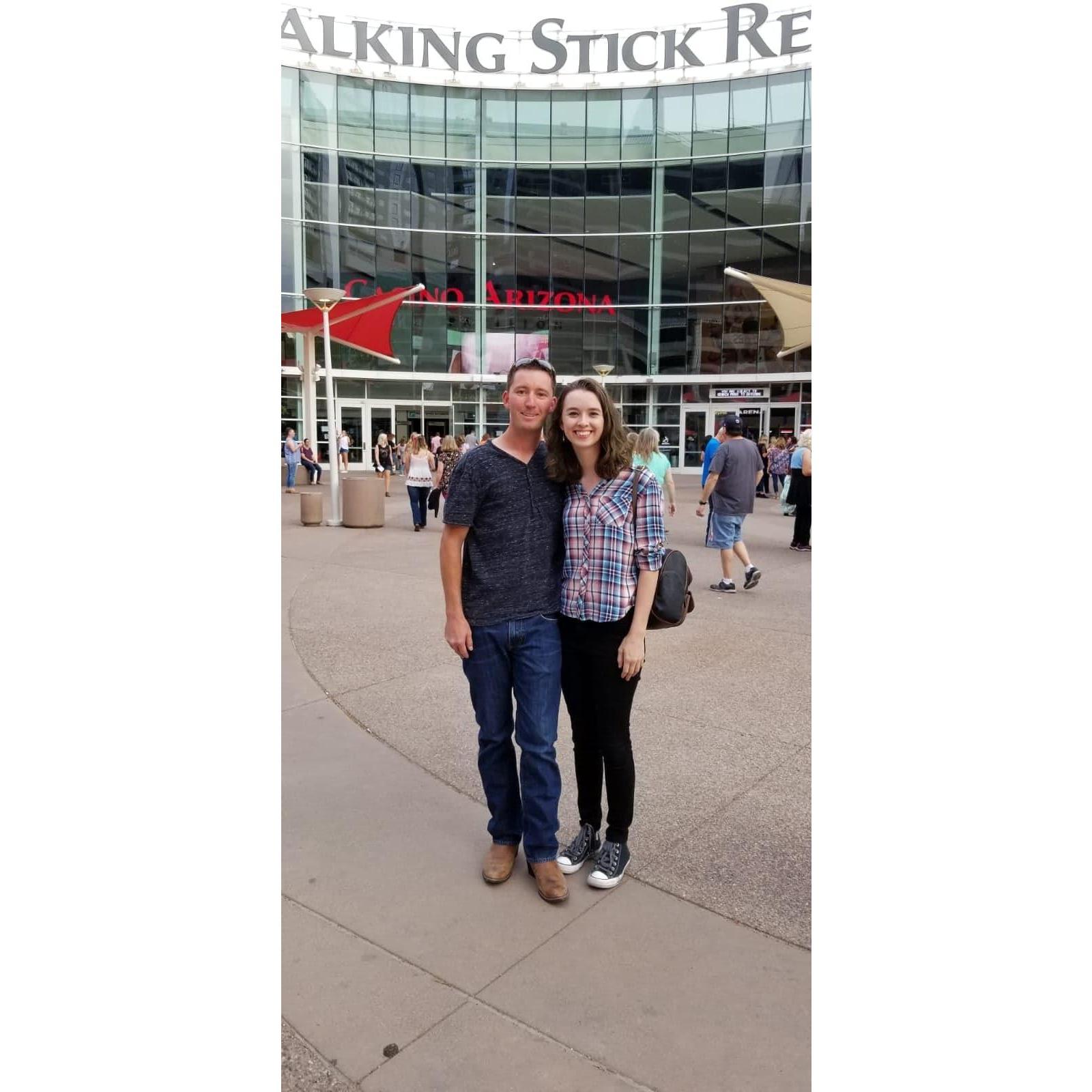 Carrie Underwood Concert (his favorite)
