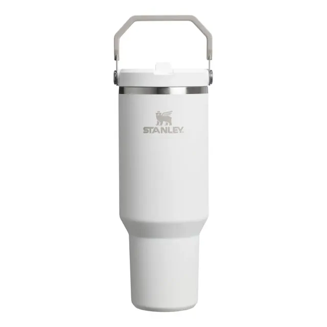Stanley 40 oz Stainless Steel Ice Flow Flip Straw Tumbler Frost