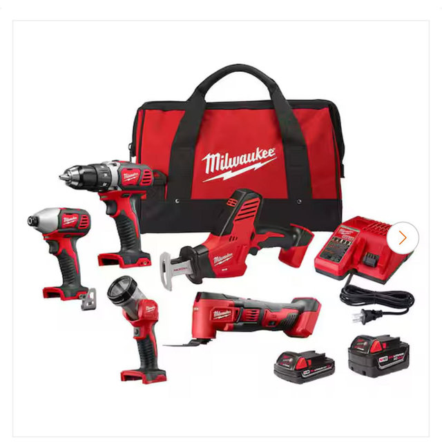 Milwaukee M18 18V Lithium-Ion Cordless Combo Kit