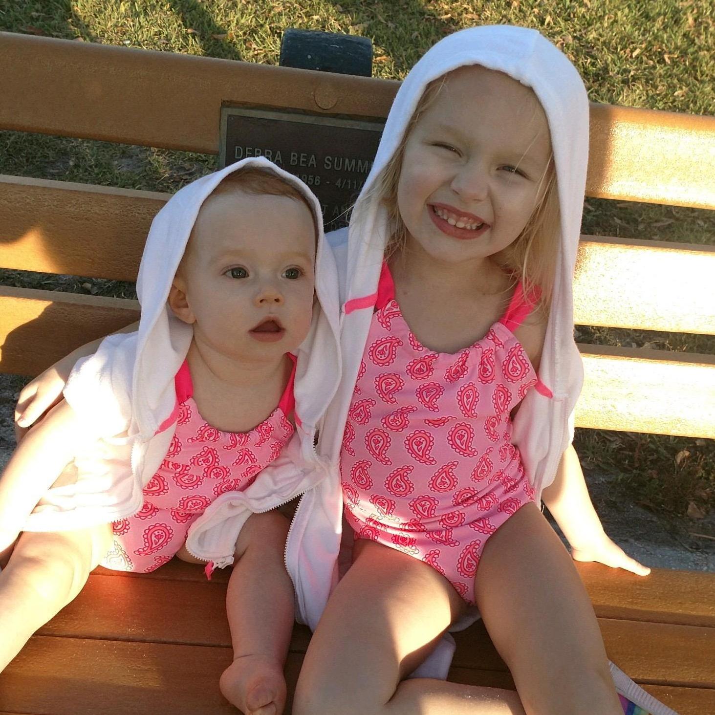 How cute are our flower girls?!