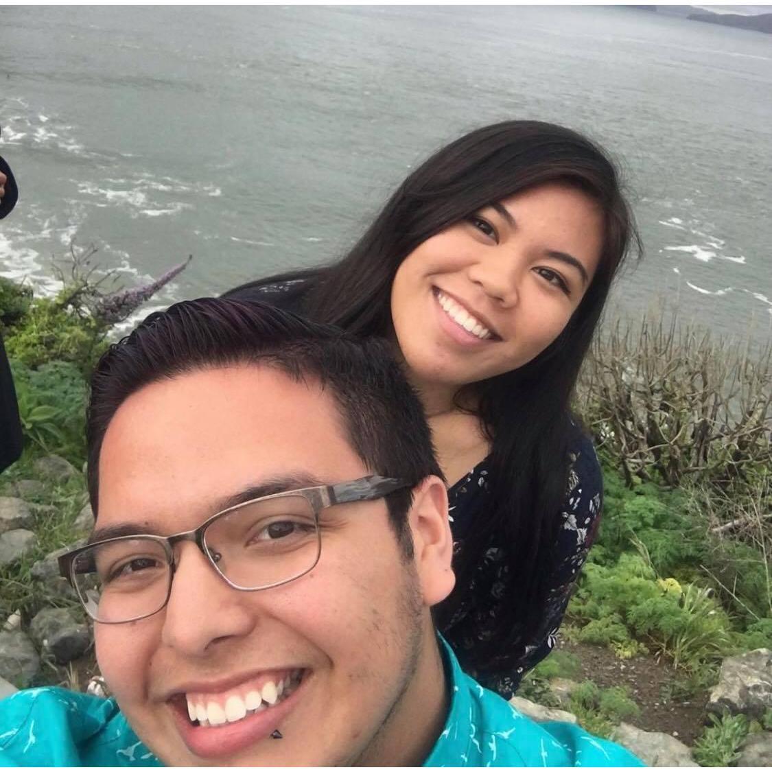 In San Fransisco when we were just friends.