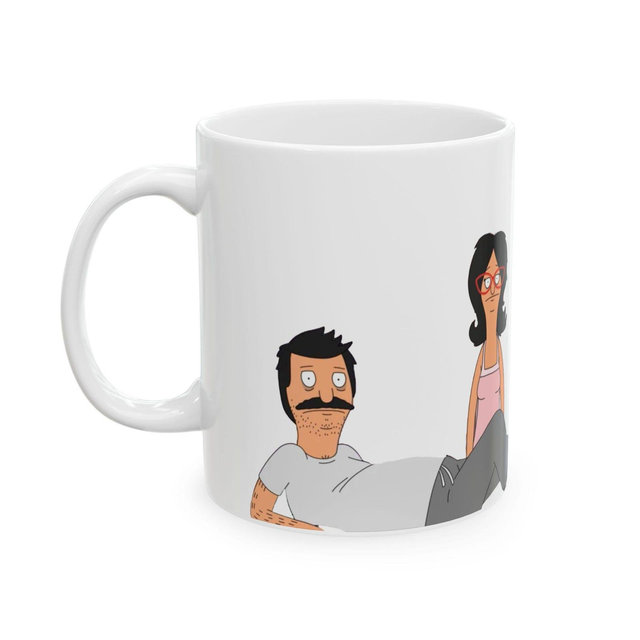 Bob’s Burgers “You both look like Nicholas Cage Right Now” Funny Animated Ceramic Mug -