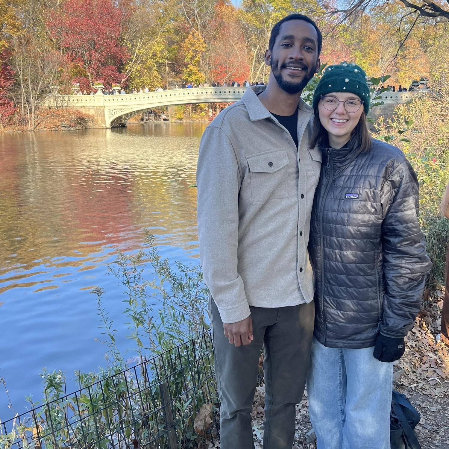 The famous Bow Bridge - we saw so many weddings the day we walked through Central Park!