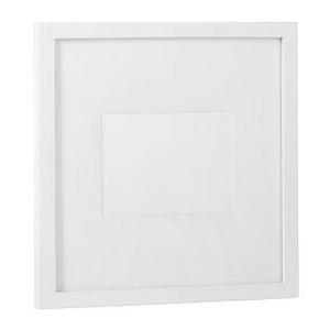 Gallery Frame, 5"x 7" (12" x 12" without mat), White Lacquer