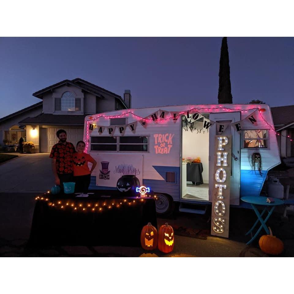 Halloween with our Photo Booth Trailer 2019