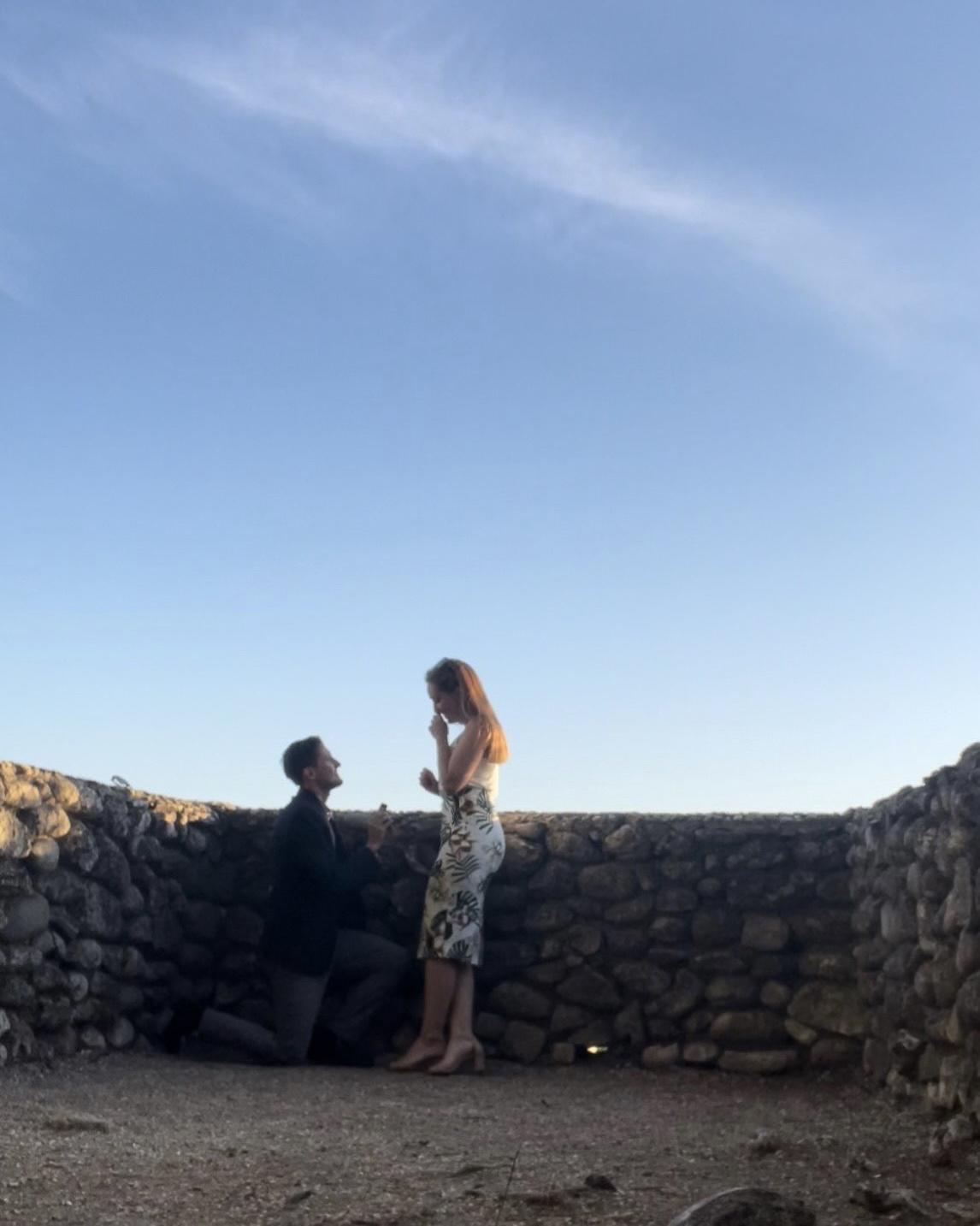 She said yes at Sunset Rock!!