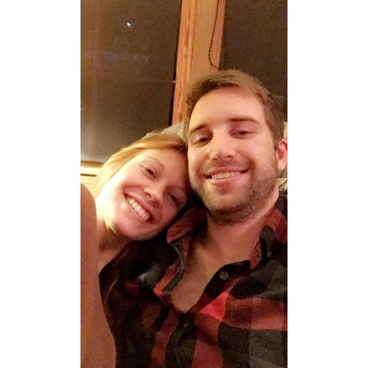 Only picture from the proposal Christmas night