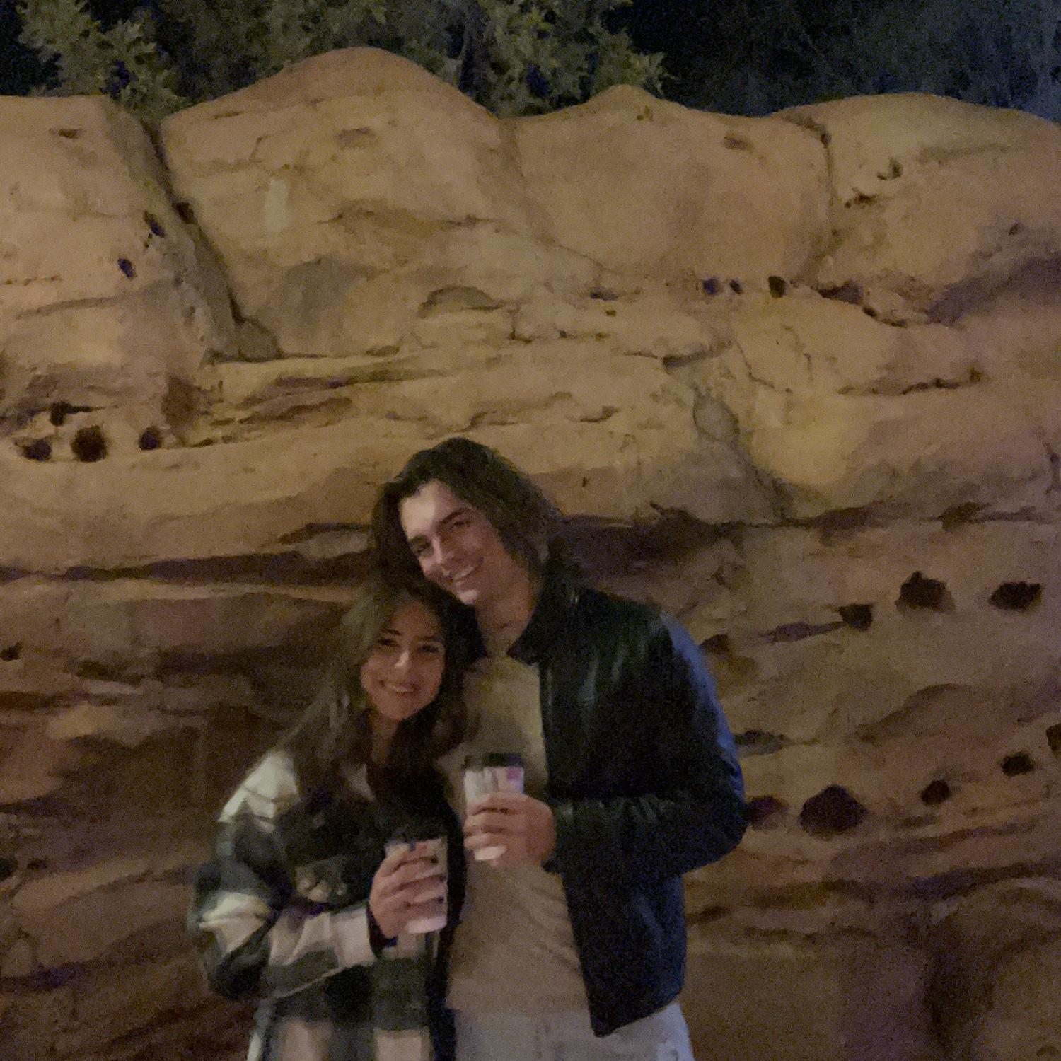 One of our first dates