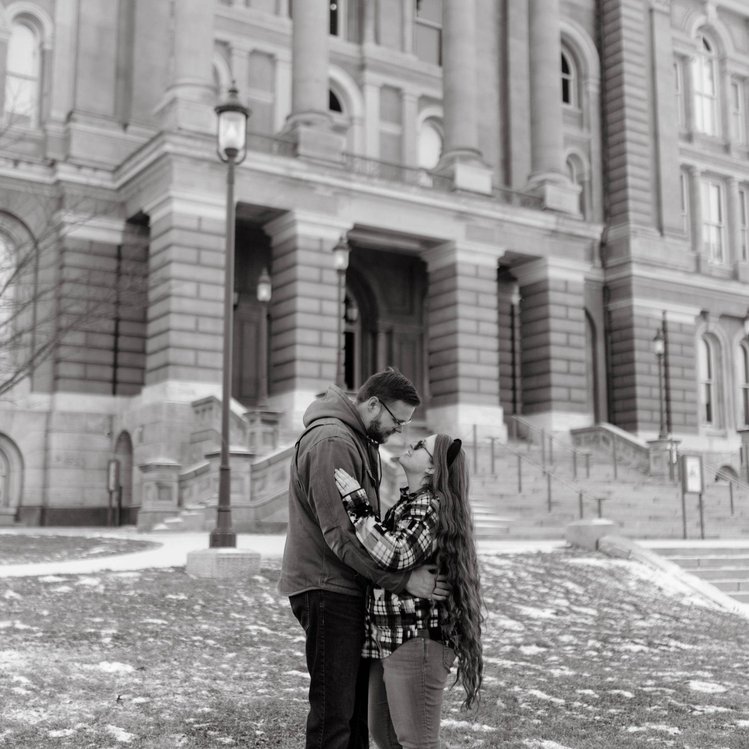 Our Engagement Photos at the Iowa State Capitol! -Courtesy of Peridot & Lace ❤️