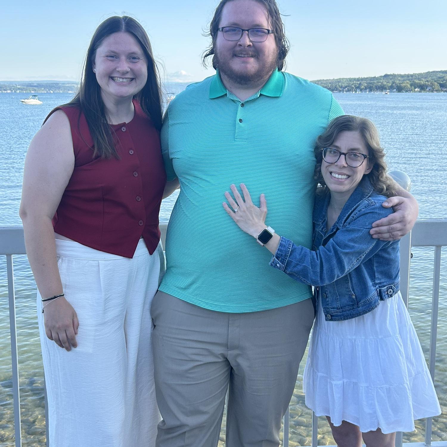 Austin’s sister, Georgia, Austin and Anna