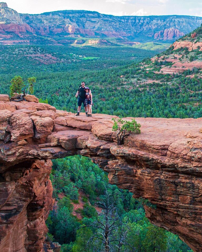 Devil’s Bridge, Arizona. August 2019