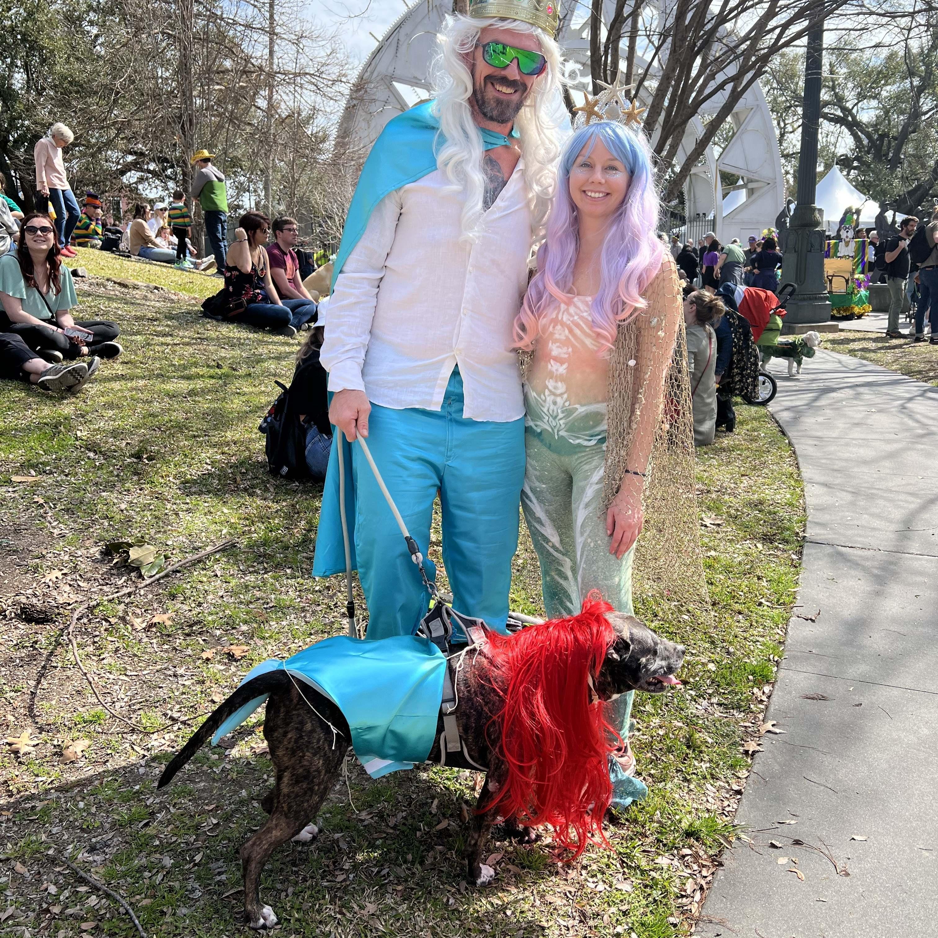 Dog parade- the dog was/is Ariel.