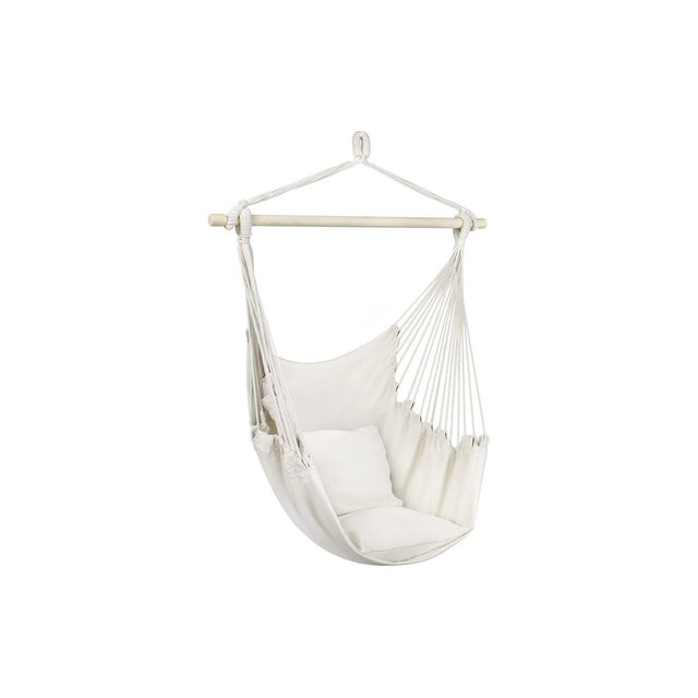 Sorbus Hanging Rope Hammock Chair Swing Seat for Any Indoor or Outdoor Spaces- Max. 265 Lbs -2 Seat Cushions Included
