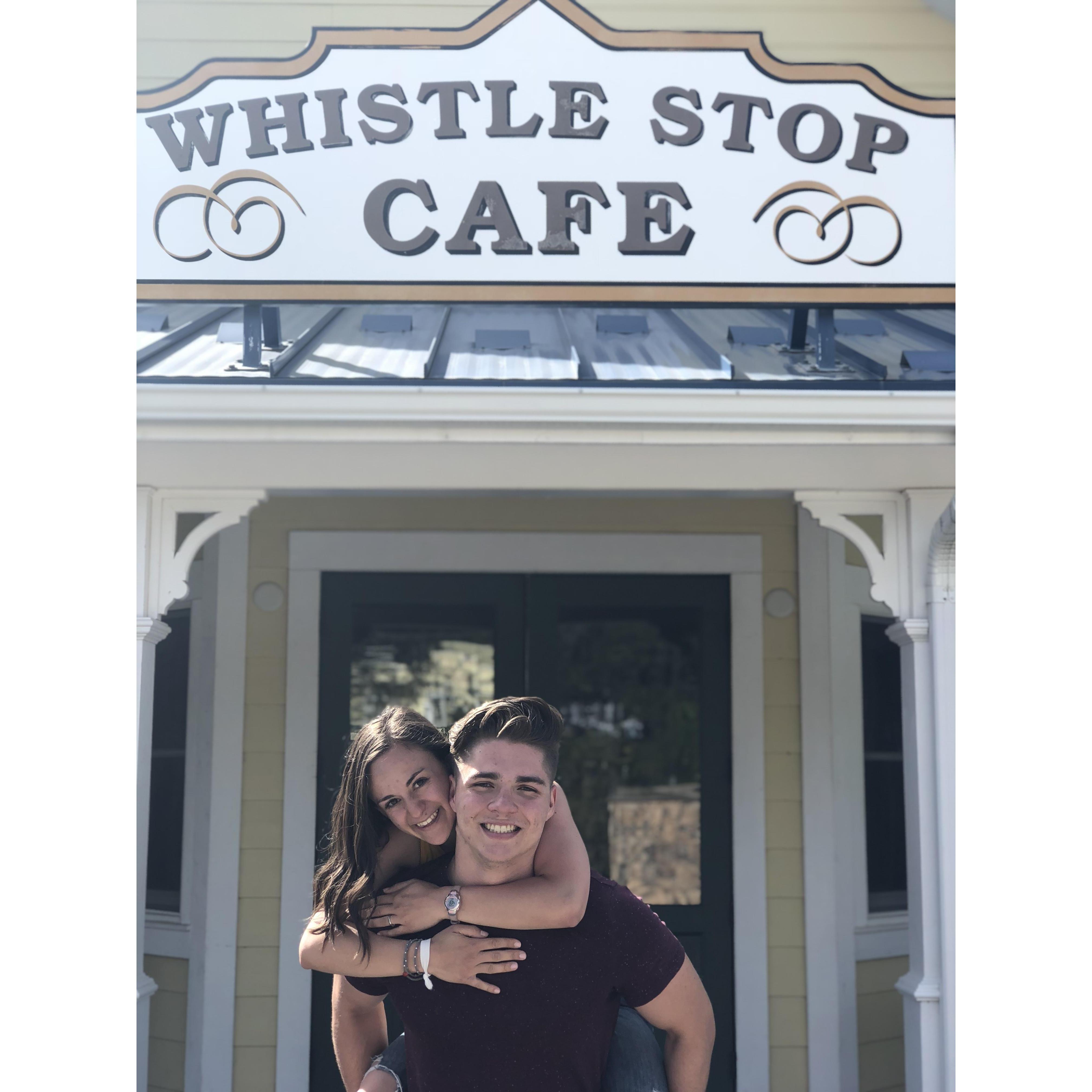 I was the Whistle Stop Intern at Lost Canyon- Brian came to surprise me in AZ!
