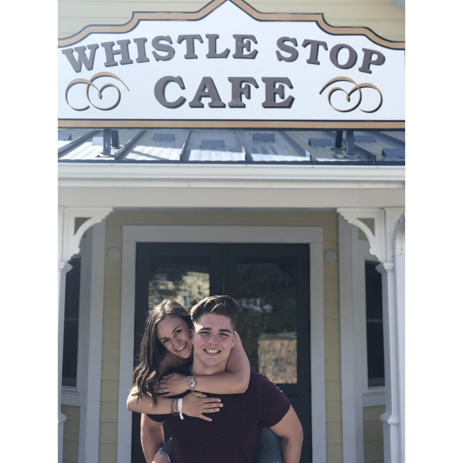 I was the Whistle Stop Intern at Lost Canyon- Brian came to surprise me in AZ!