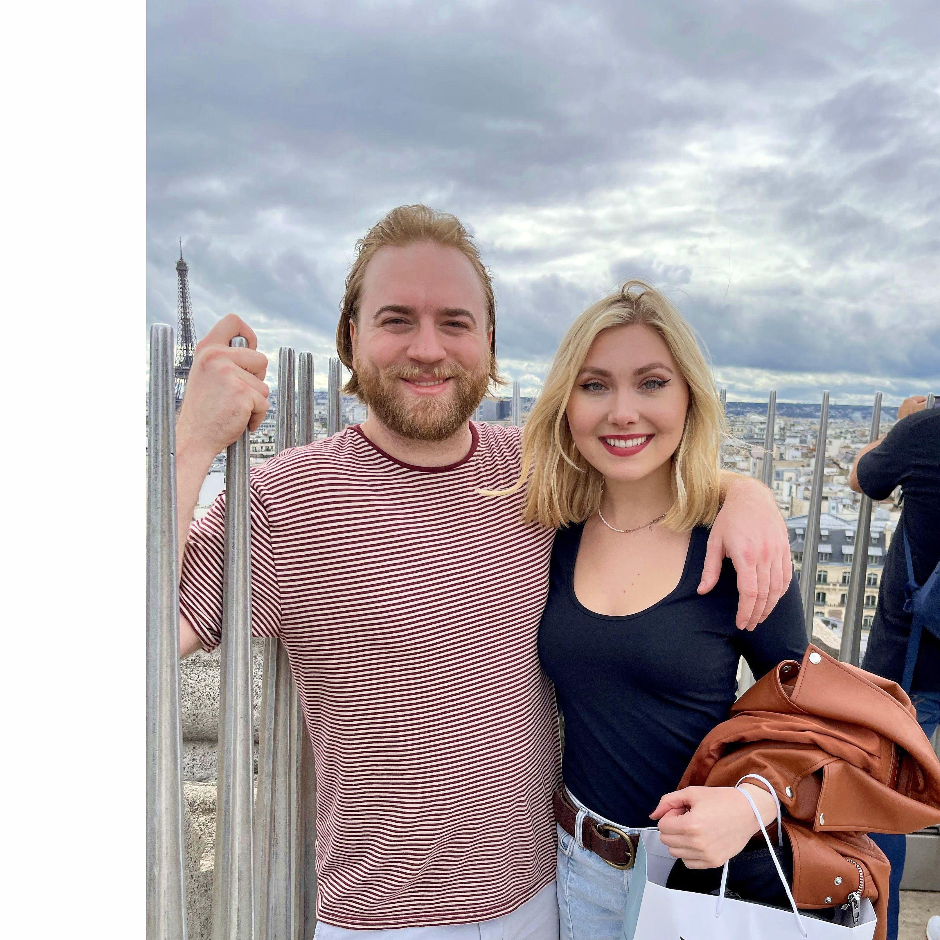 On top of the Arch de Triomphw
