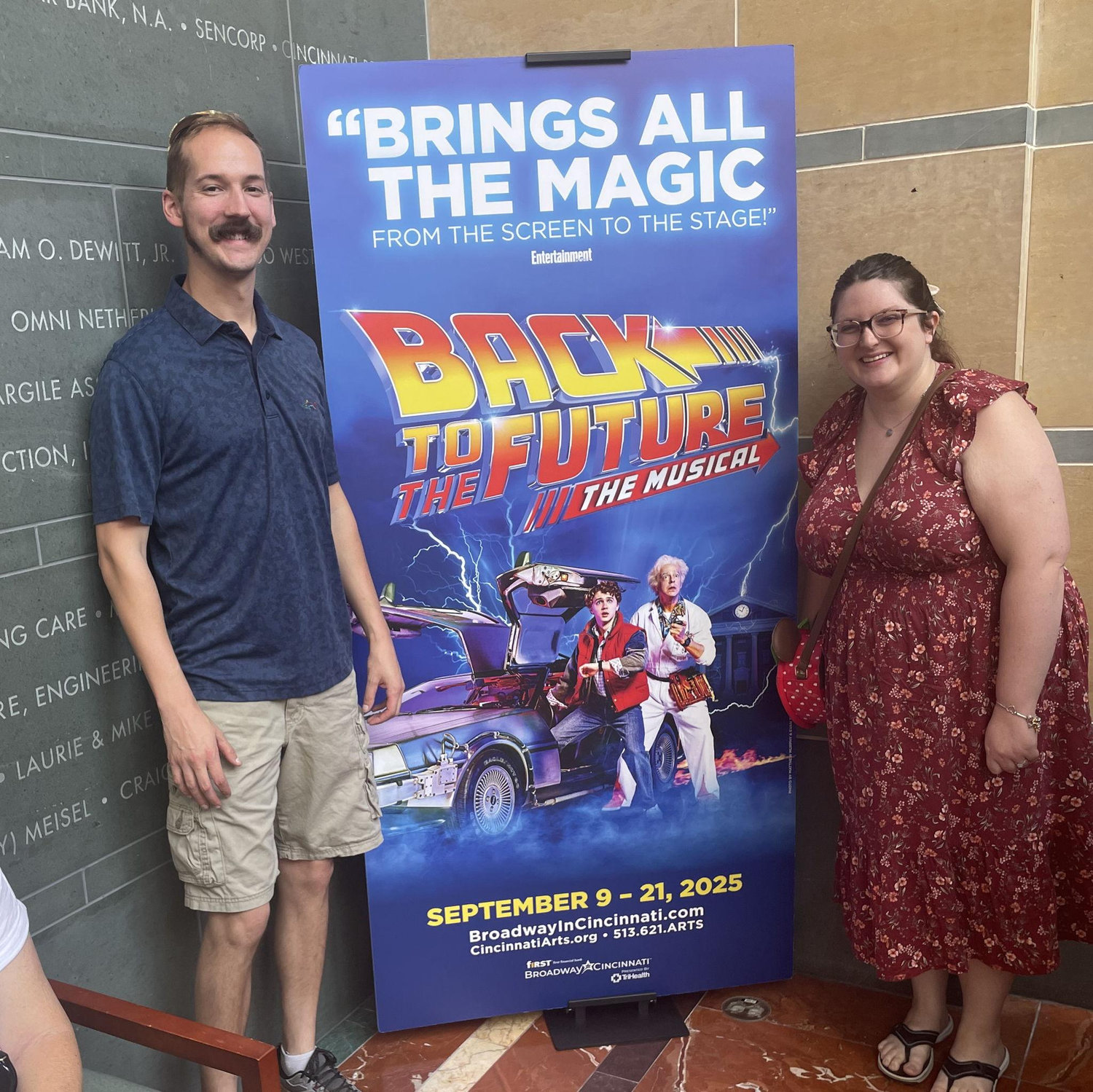 Going to see Back to the Future the Musical at the Aronoff.
09-13-2025
