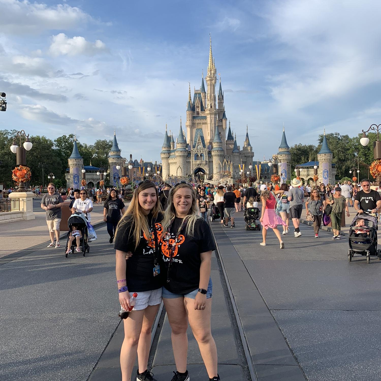Halloween Disney Vacation with matching T-shirts!