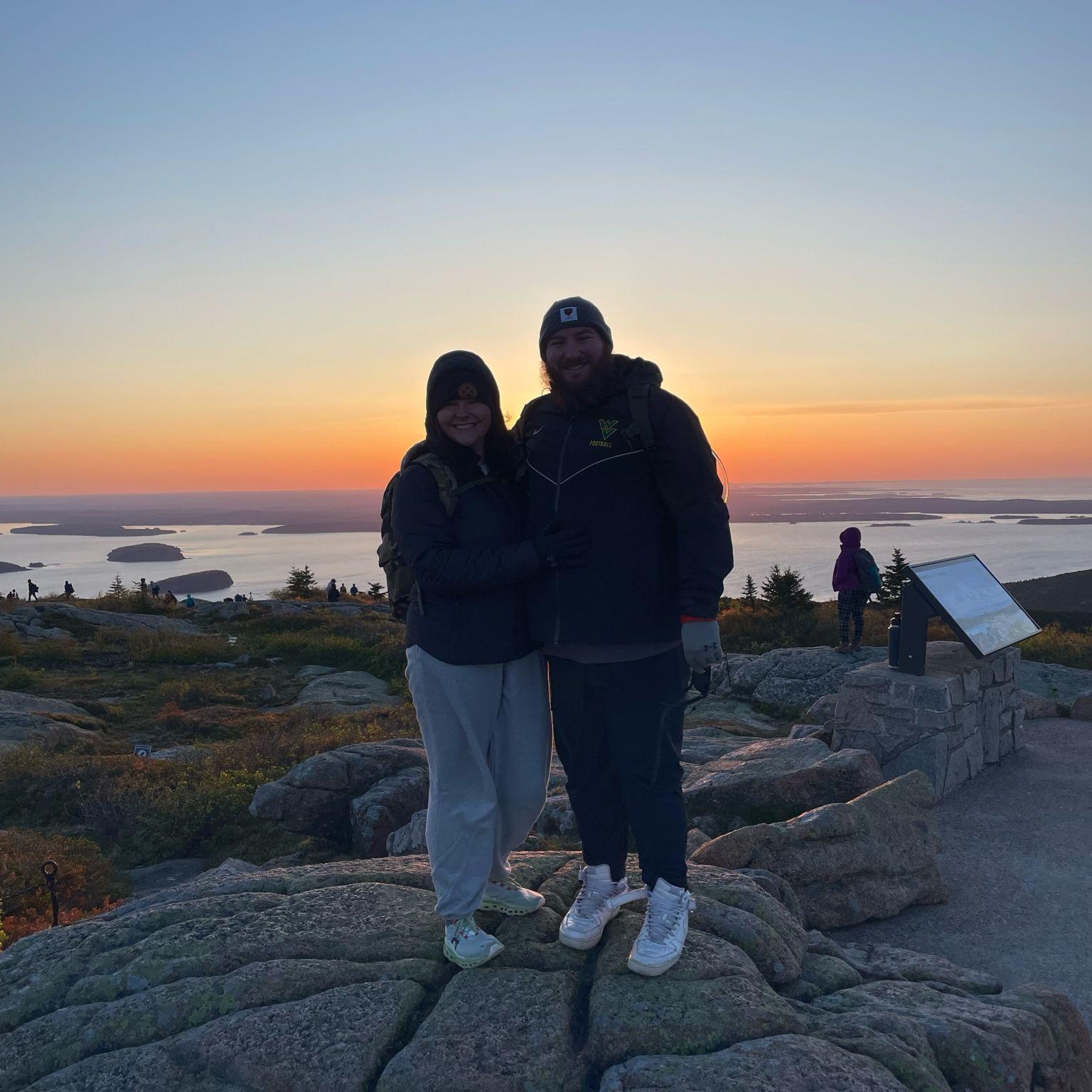 Sunrise hike at Cadillac Mountain. Acadia National Park, 2023