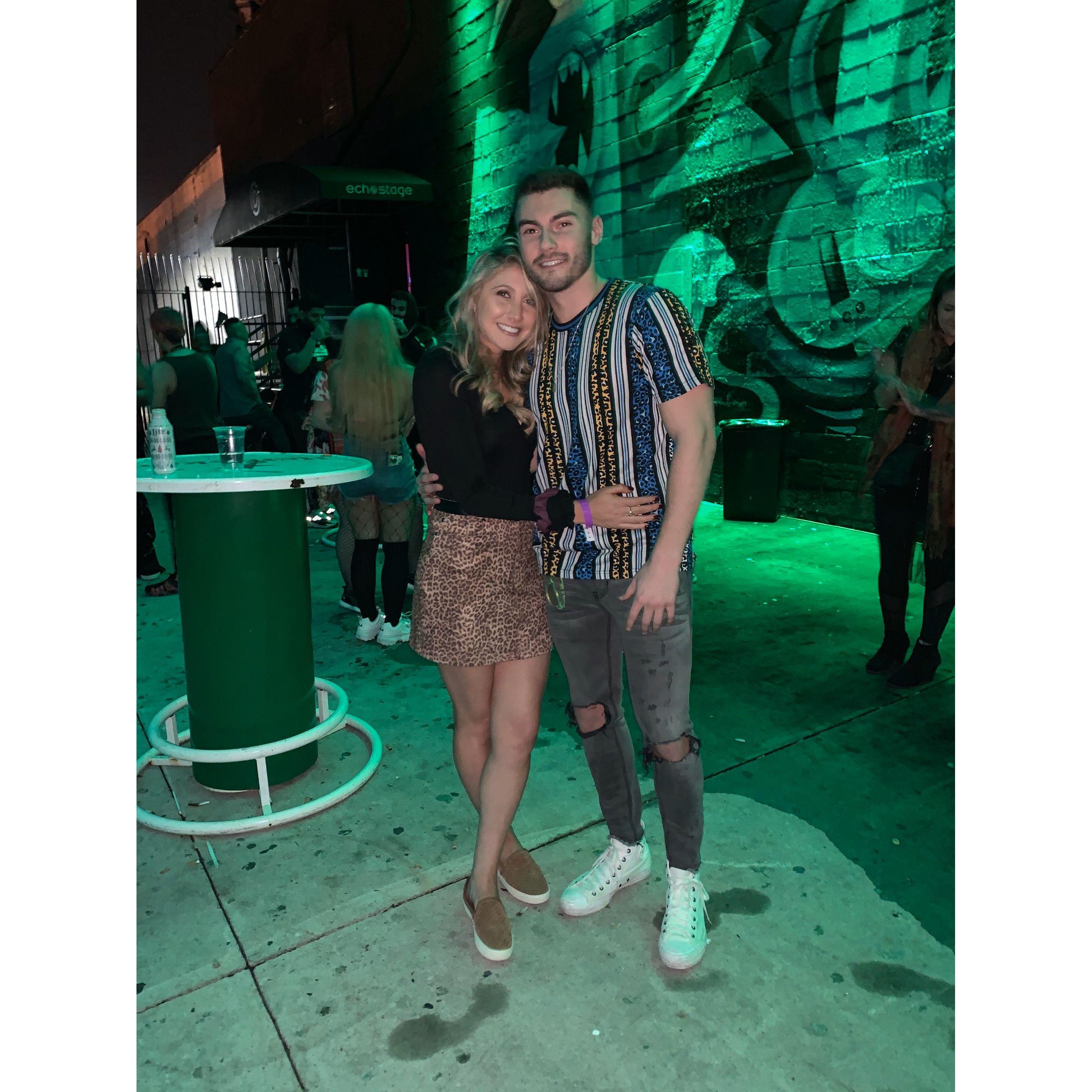 The night we first said "I love you" at a Seven Lions show