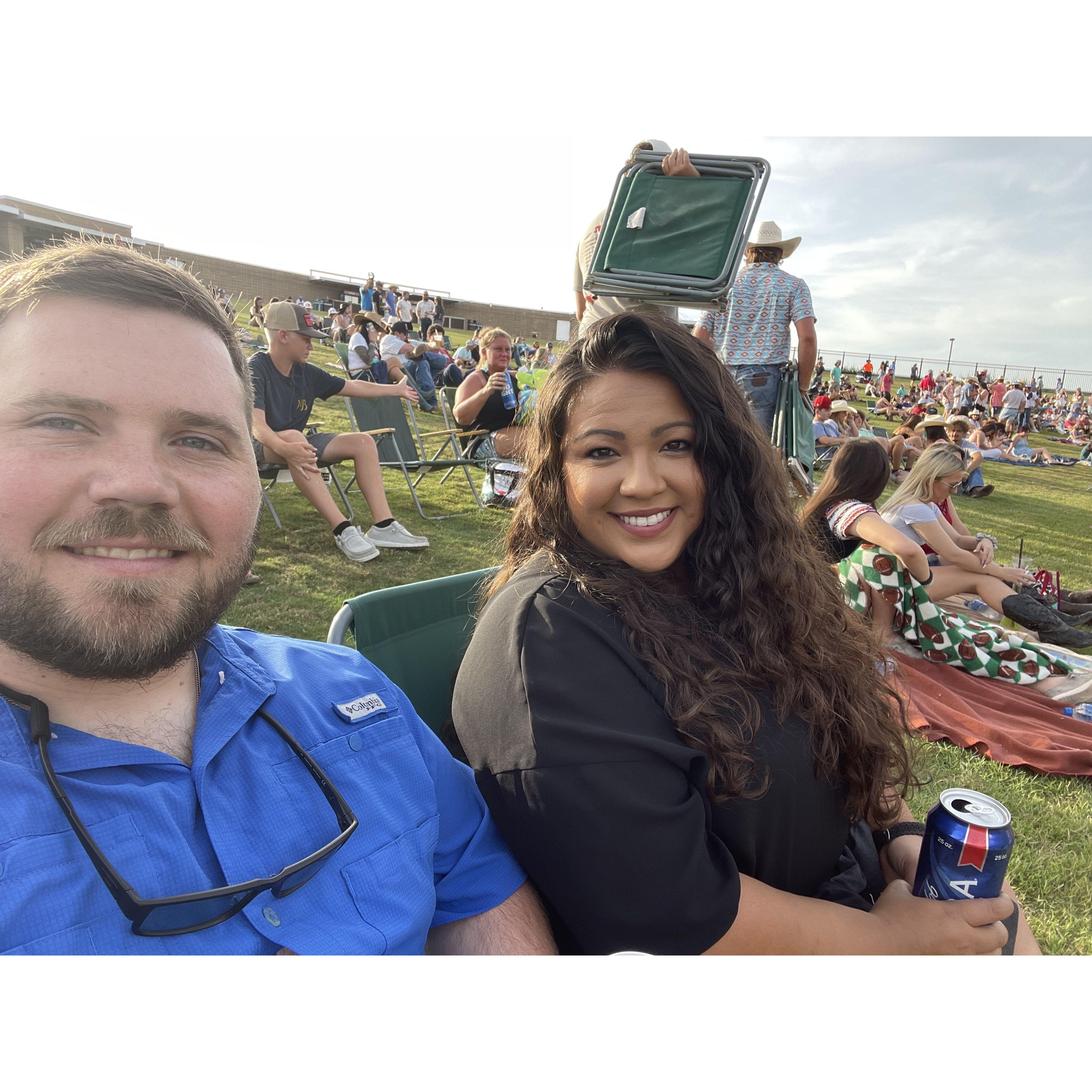 One of many concerts together
