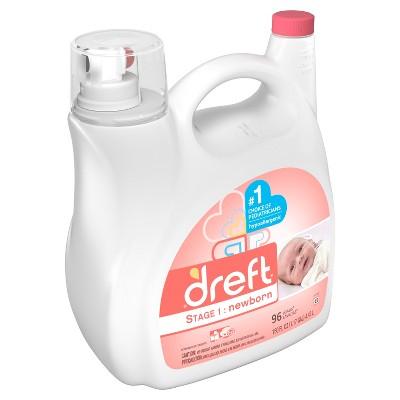 Dreft Stage 1: Newborn HEC Liquid Detergent 150 oz