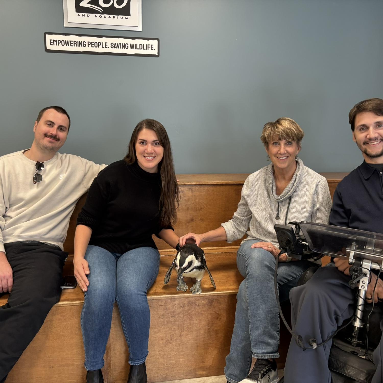 Mike’s 30th bday celebration featuring this adorable penguin