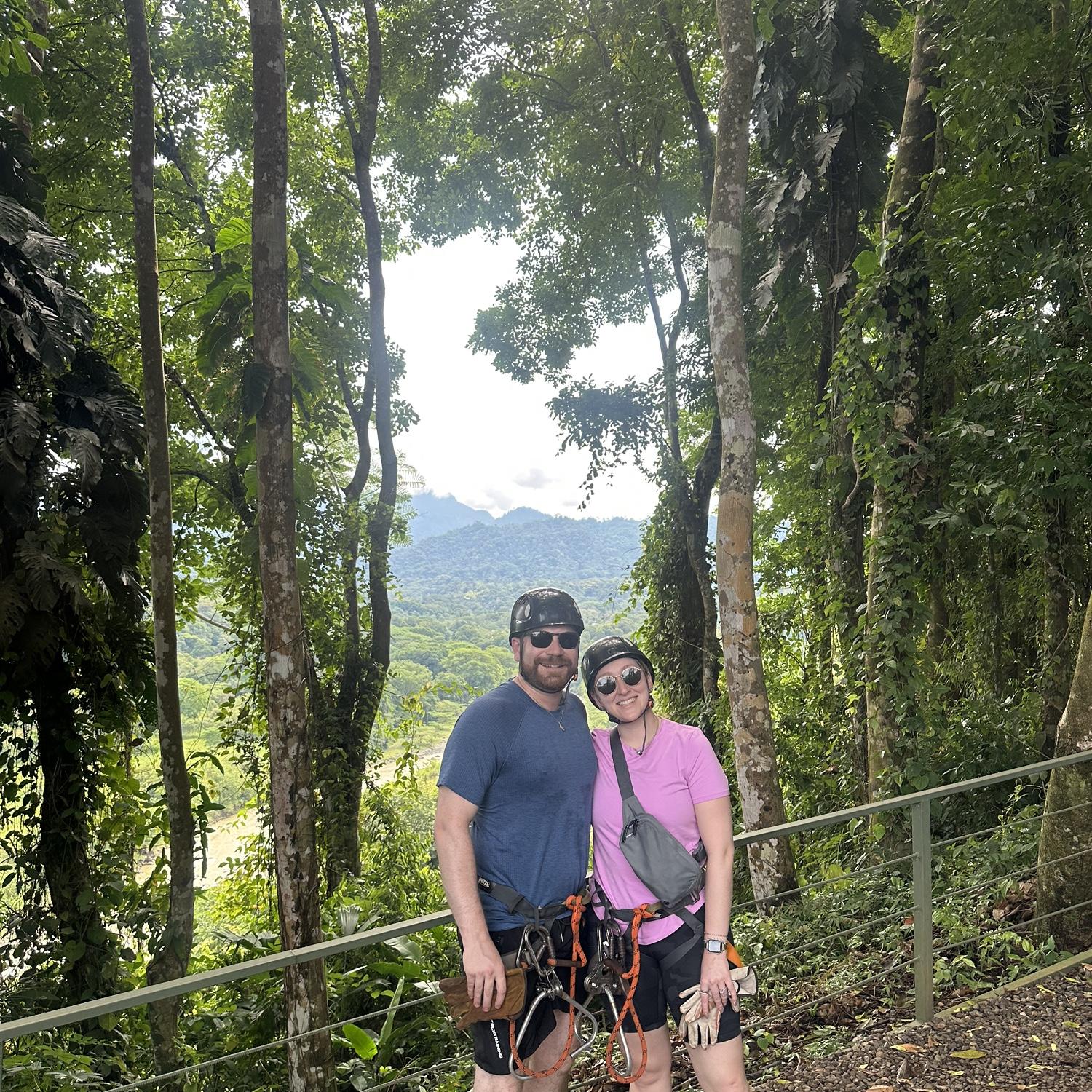 Ziplining in Costa Rica