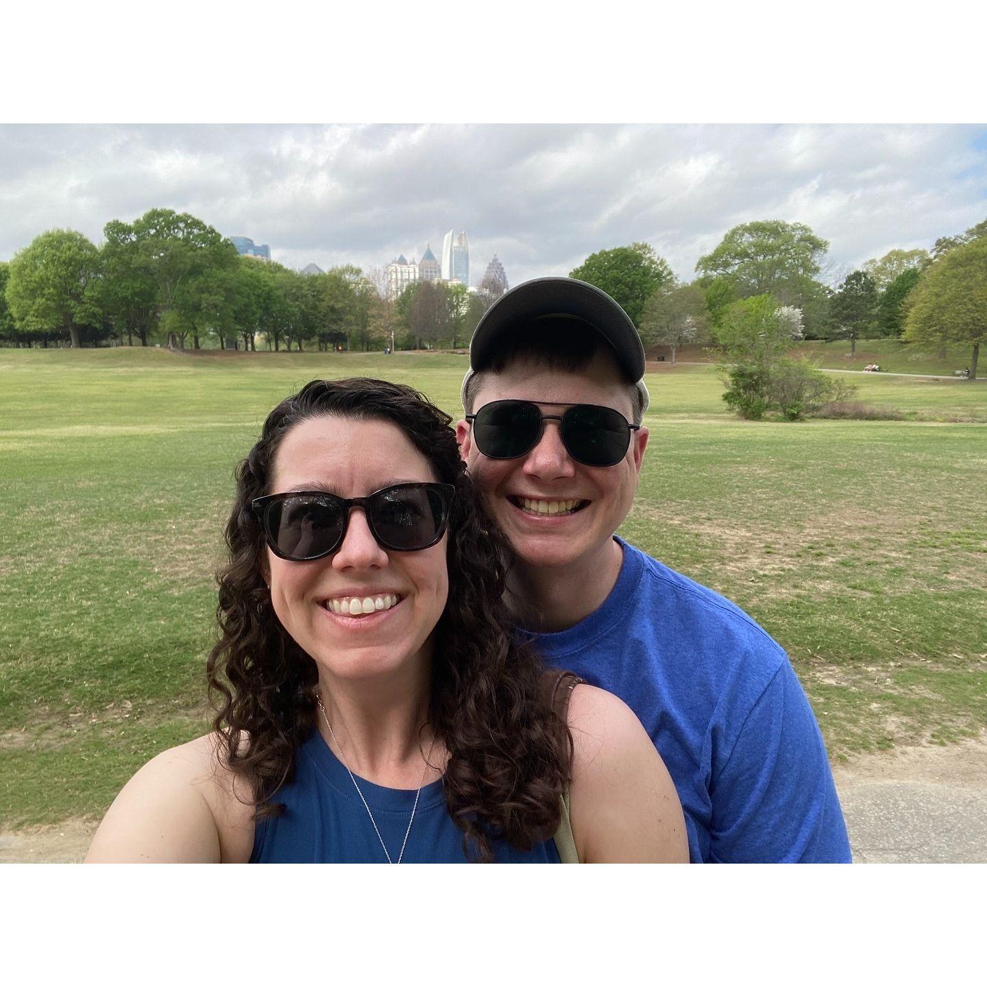 Carly showing Zachary around her favorite places in Atlanta