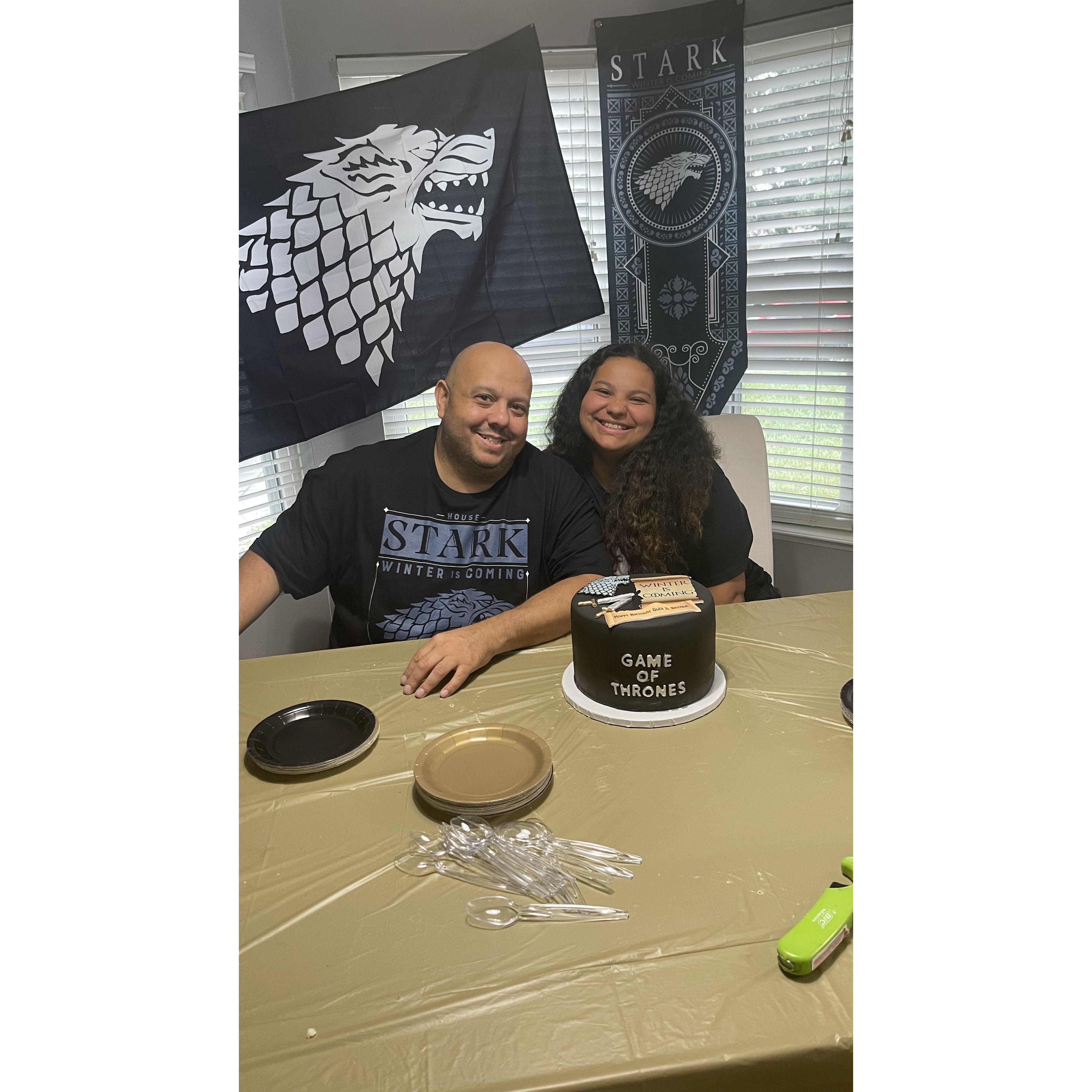 Me and Dad Celebrating our birthday