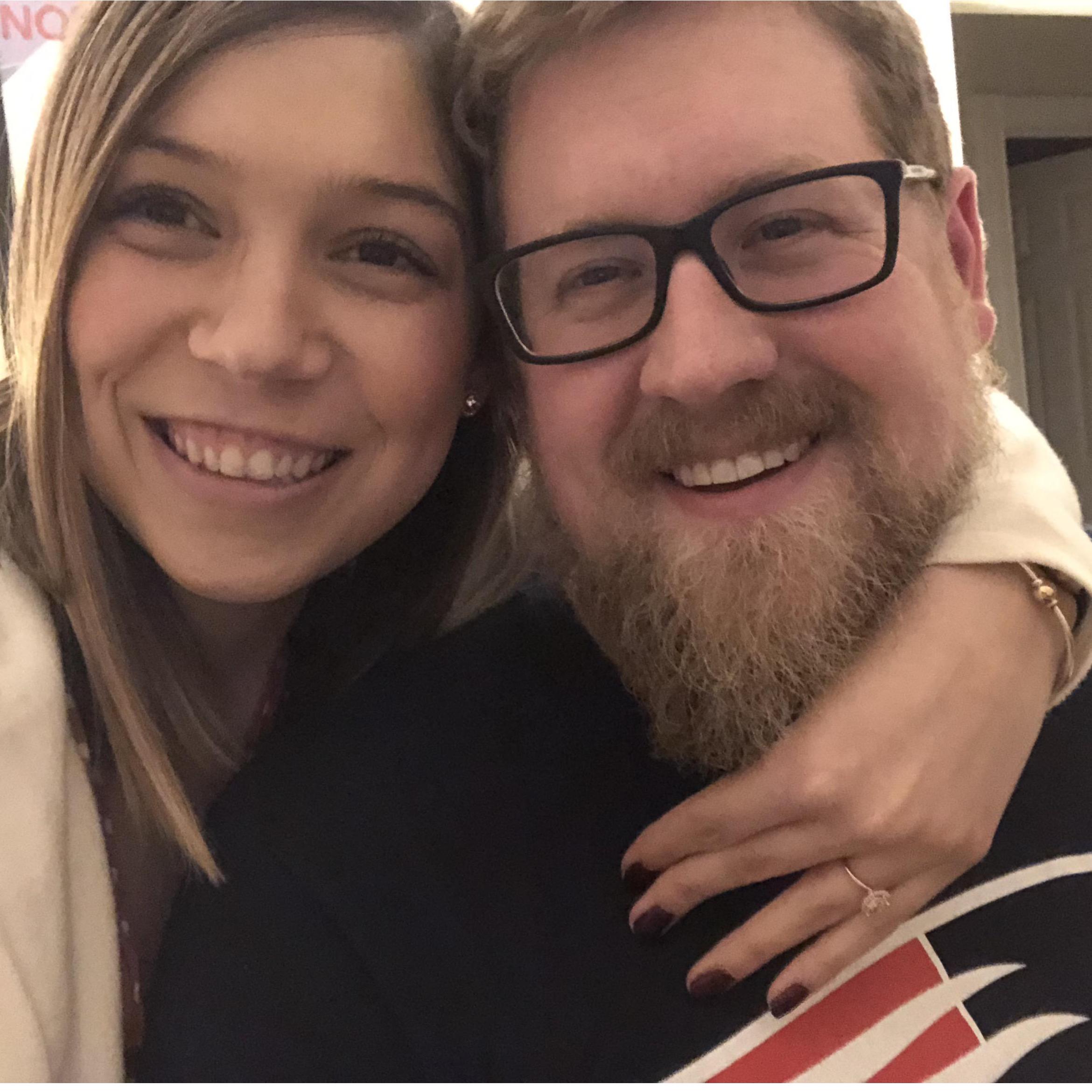 A few days after getting engaged