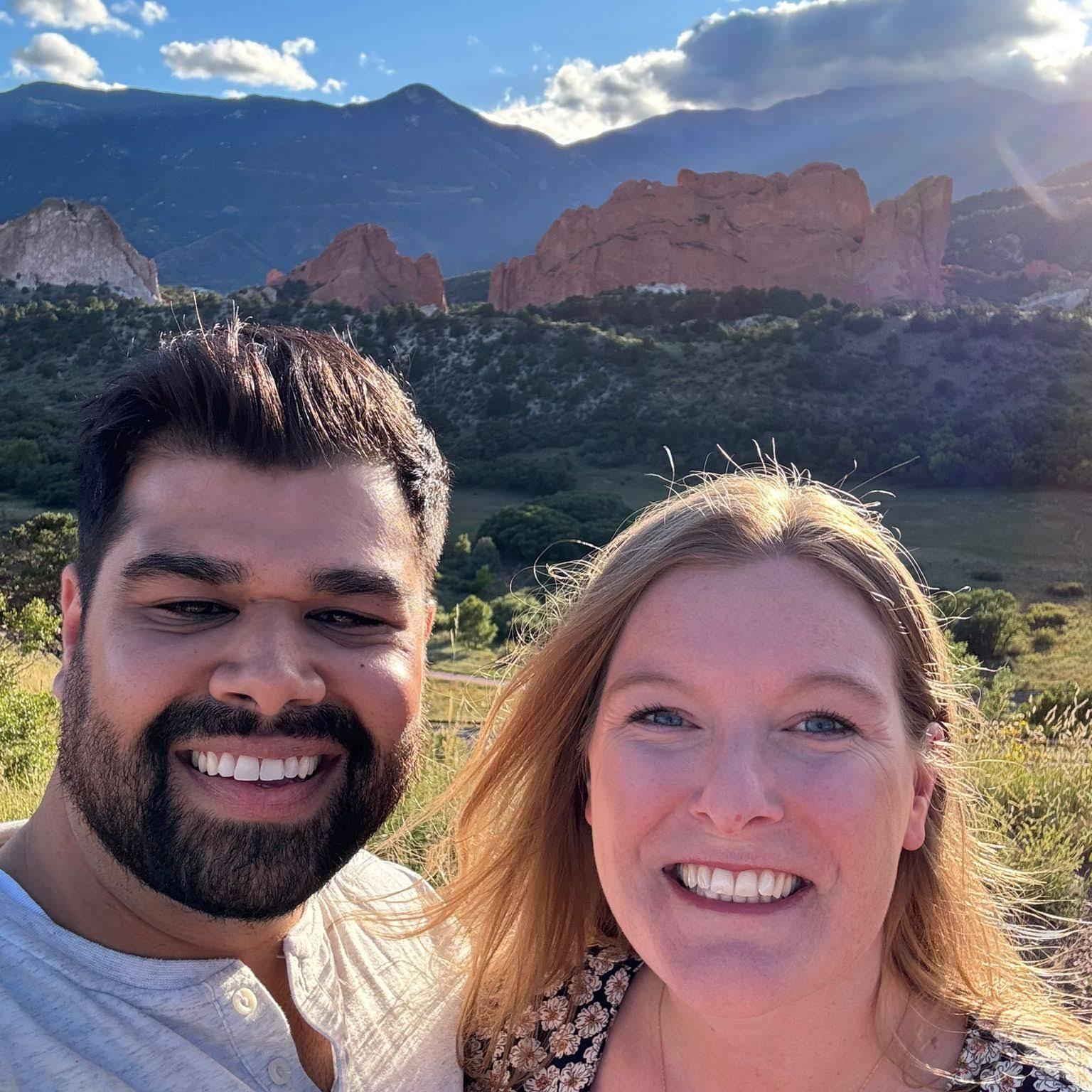 Moments before he popped the question, September 2024.