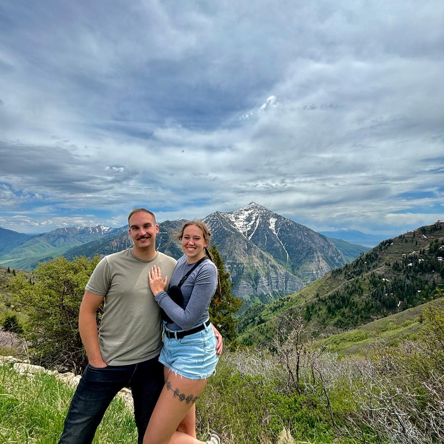 This is at the top of Sundance, we came here 1 year before the wedding to decide if it’s where we wanted to get married!