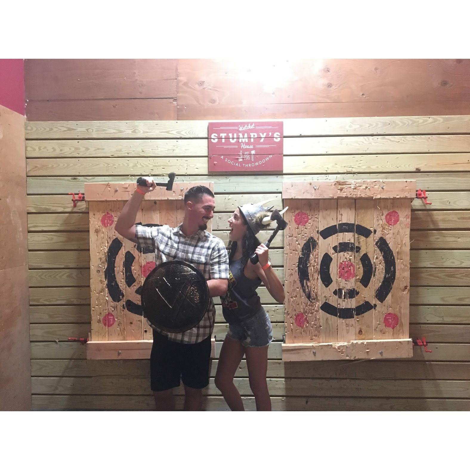 Hatchet Throwing, 08/2018