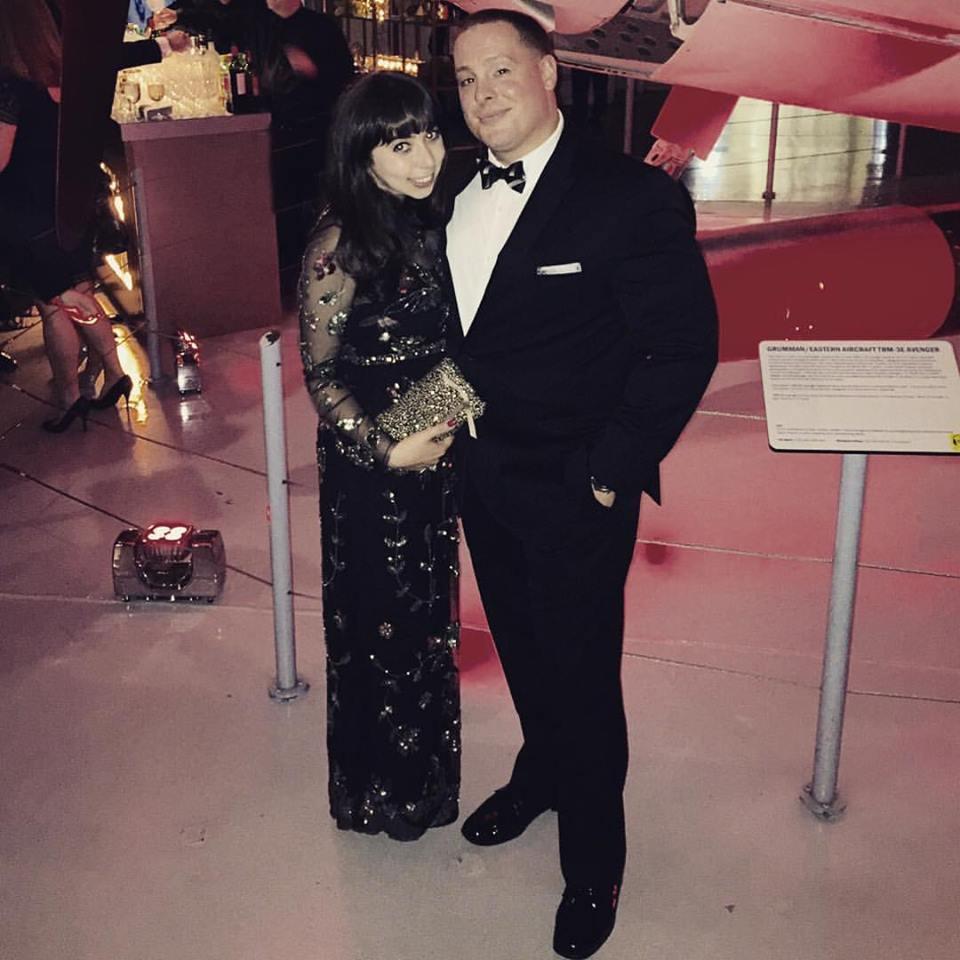 Fancy night out at the Intrepid Museum.