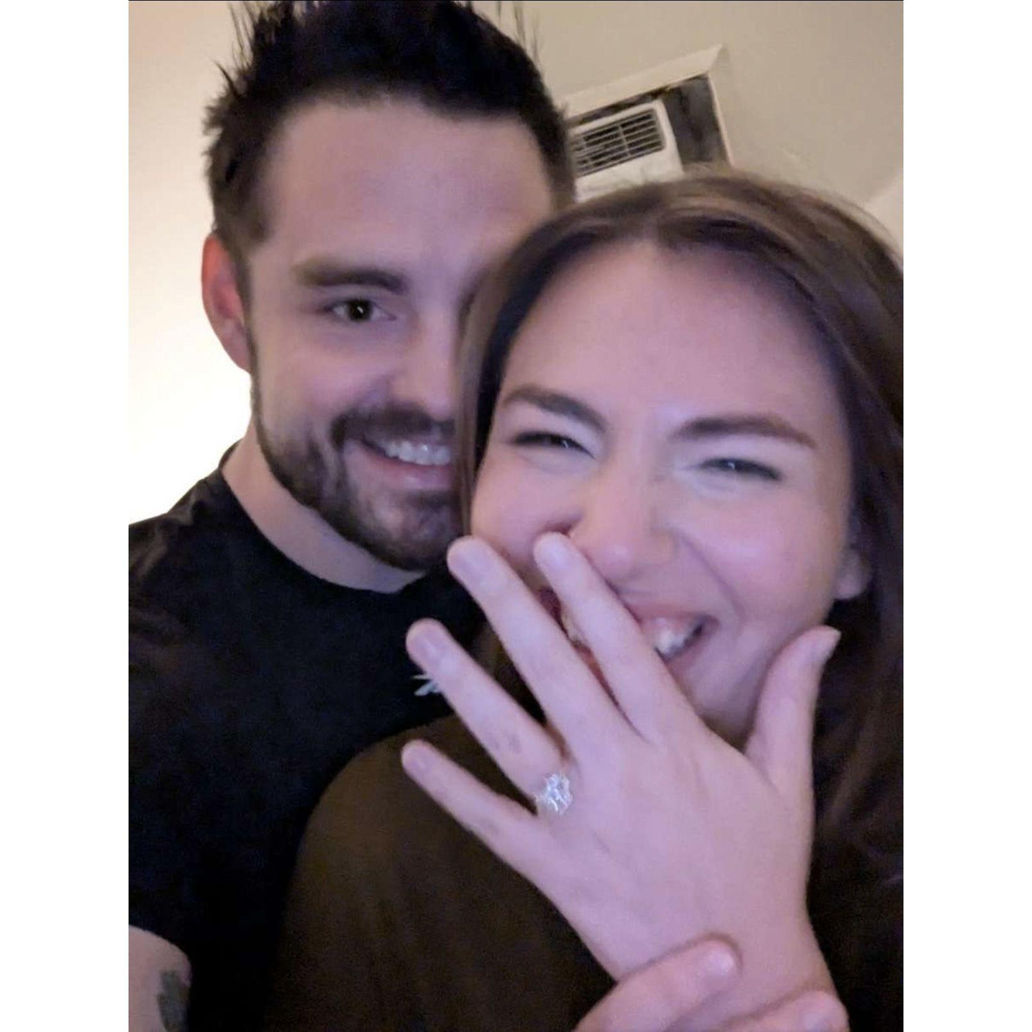 The night he proposed!!