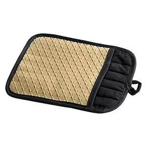 Silicone Quilted Pot Holder in Biscotti